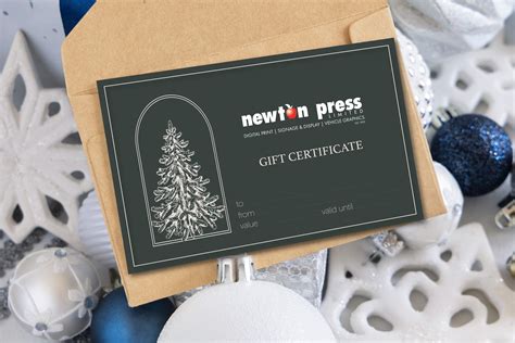 Christmas Gift Vouchers - Newton Press