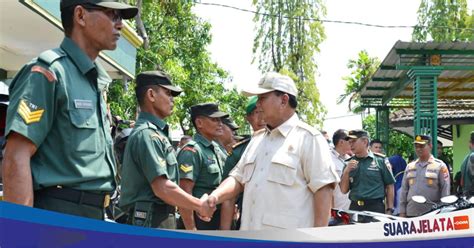 Kunker Ke Tuban Menhan Prabowo Serahkan Bantuan 153 Unit Sepeda Motor