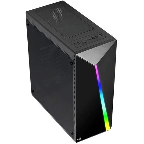 Gabinete Atx Aerocool Gamer Shard Acrylic S Fonte