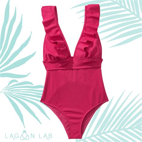 Road Trip Ruffle One Piece Swimsuit Lagoonlab