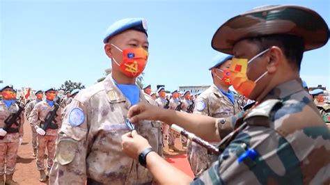 Chinese Peacekeepers In Africa Awarded Un Peace Medals Cgtn