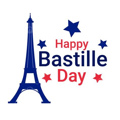 Prancis Bastille Day Pada 14 Juli Dengan Bintang Merah Bintang Merah