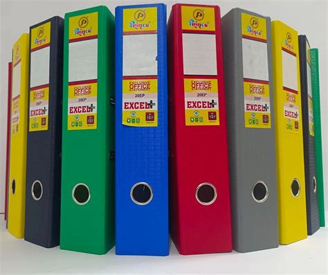 Paper Excel Plus Lever Arch File Multicolor Size A At Rs Piece