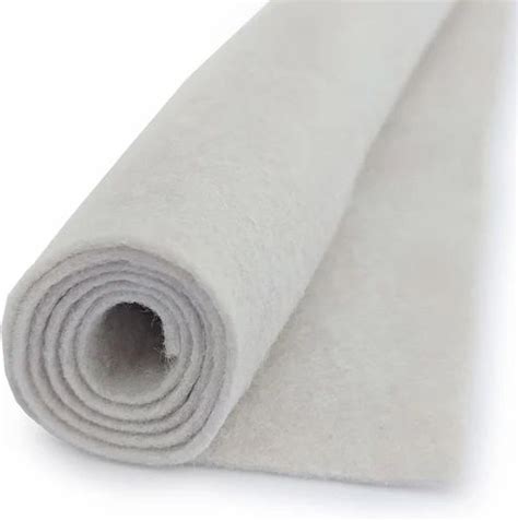 Plain White Non Woven Polyester Felt GSM 100 150 GSM Packaging Type