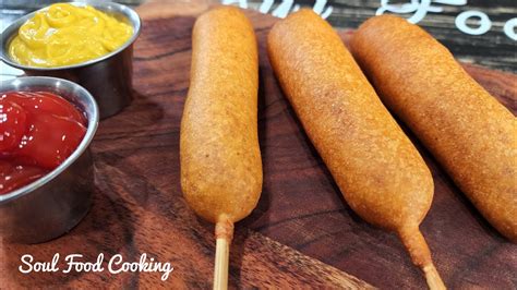 How To Make Corn Dogs Easy Corn Dog Recipe Youtube