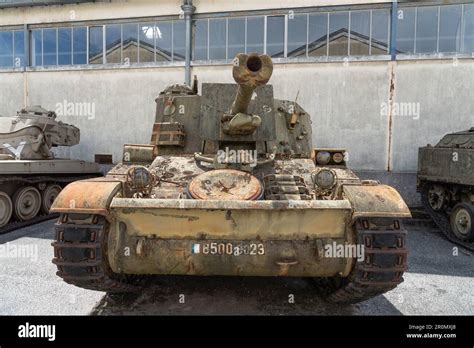 Tanks And Armoured Vehicles At A Museum In Saumur Loire Valley France