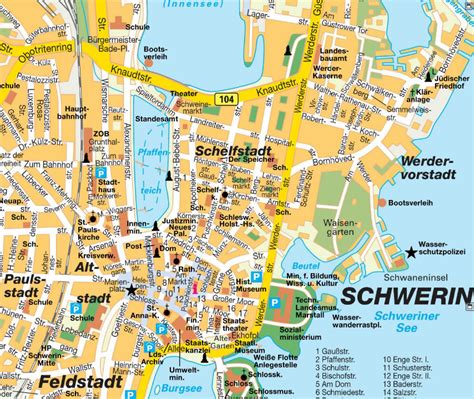 Schwerin Map - Germany