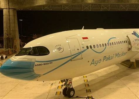 Pesawat Garuda Terbang Ke Medan Pakai Masker Waspada Aceh