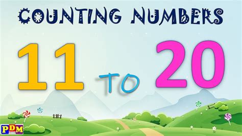 Counting Numbers 11 To 20 Number Names 11 20 Counting 11 To 20 11