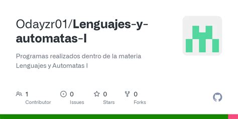 GitHub Odayzr01 Lenguajes Y Automatas I Programas Realizados Dentro