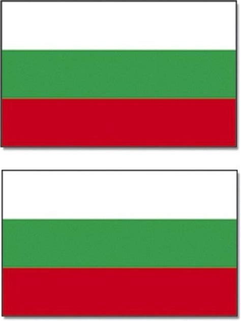 2x Stuks Vlag Bulgarije 90 X 150 Cm Feestartikelen Bulgarije Landen