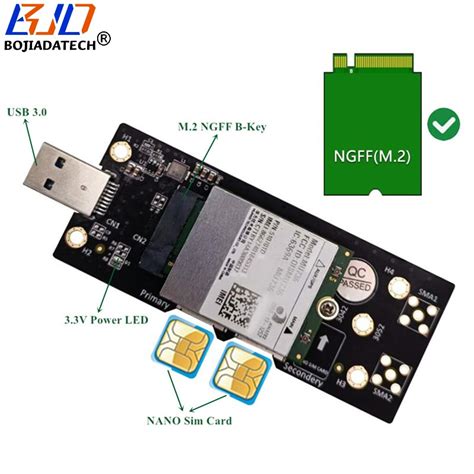 Ngff M M B Key To Usb Wireless Module Adapter Card With Dual