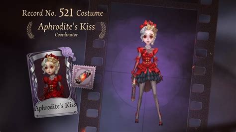 Identity V I Had To Buy This Skin 💀 Coordinator ‘aphrodite’s Kiss’ Gameplay Youtube