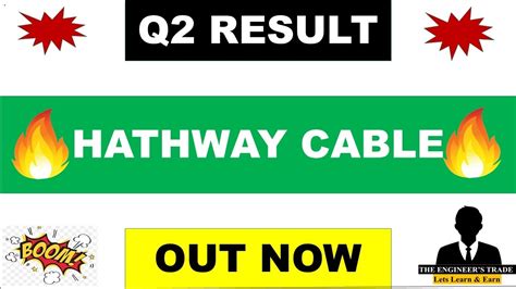 Hathway Cable Q Results Hathway Cable Results Hathway Cable