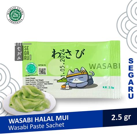 Jual Wasabi Paste Sachet Wasabi Sachet Halal 25gr 16 Orang Melihat