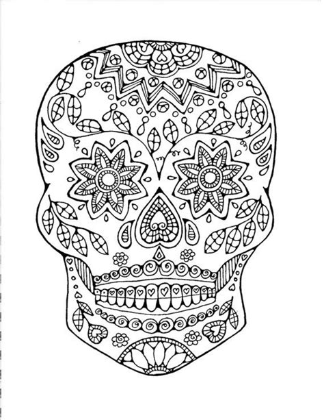 Mandalas Calaveras Para Colorear Mandalas De Calaveras Para Colorear