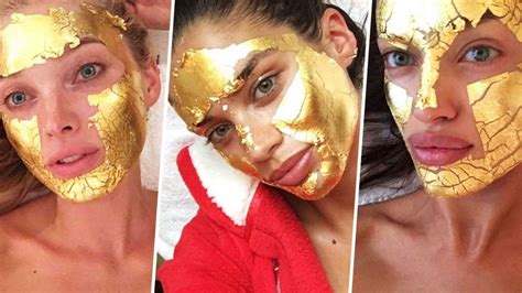 Victorias Secret Gold Mask Mimi Luzon 24 Karat Face Mask Review Marie Claire