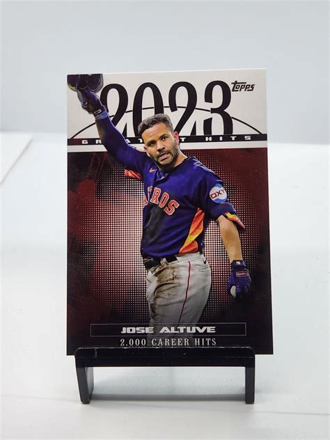 Topps Series Jose Altuve Greatest Hits Houston Astros Gh