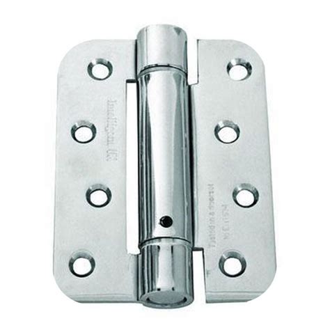 Intelligent Hardware Single Action Adjustable Spring Hinge In Chrome