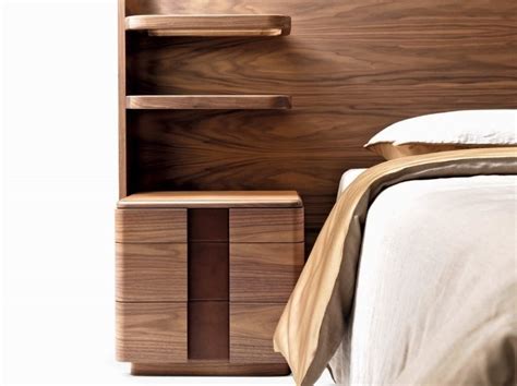 YORK Bedside Table With Drawers By Grilli Design Carlo Bimbi