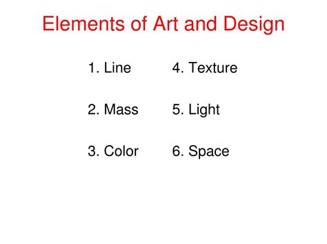 Ppt Art And Graphic Design The Visual Elements Powerpoint Presentation Id 4313832