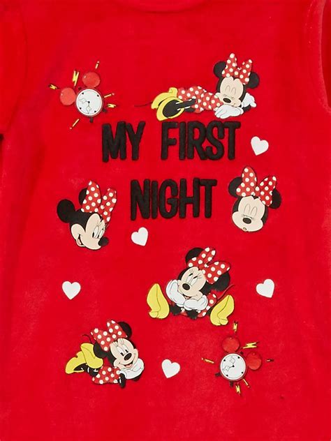 Pijama Minnie Mouse De Disney Rojo Kiabi