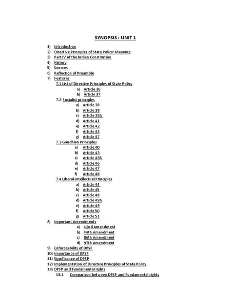 Fundamental Rights And Dpsp Pdf