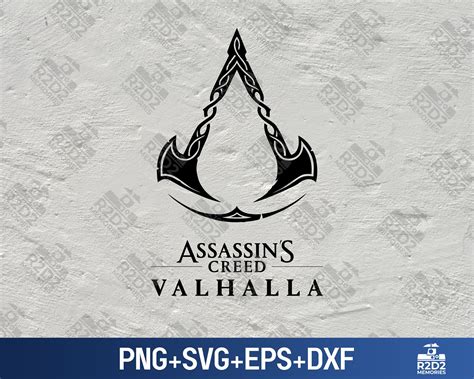 Assassins Creed Valhalla Svg Ac Valhalla Logo Svg Etsy