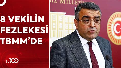 CHP li Sezgin Tanrıkulu nun Dokunulmazlık Fezlekesi TBMM de TV100