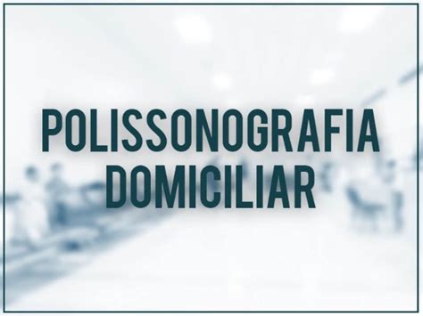 Polissonografia Domiciliar Tipo Ii Por R