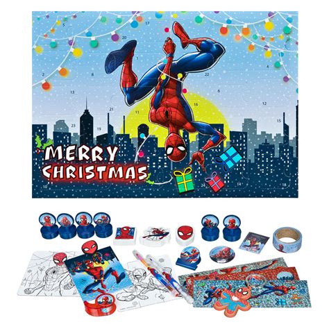 Advent Calendar Spiderman Thimble Toys