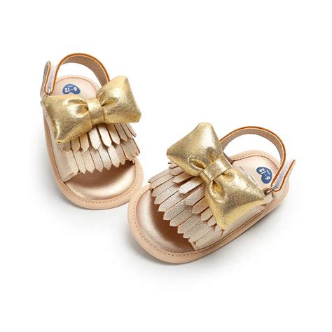 Summer Newborn Baby Sandal Soft Bottom Fringe Candy Color Shoes Girls