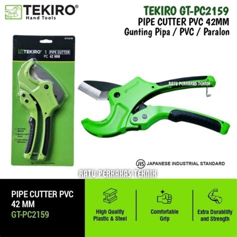 Jual Tekiro Gunting Pipa PVC 42 Mm Original Pipe Cutter 2 Inch Tubing