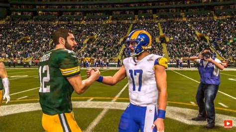 Monday Night Football LA Rams Vs Green Bay Packers NFL Week 15 Madden