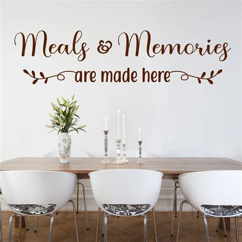 Meals And Memories Are Made Here Kitchen Wall Decor Farmhouse