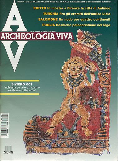 Archeologia Viva N 71 Settembre Ottobre 1998