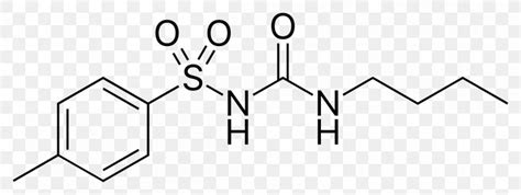 Tolbutamide Sodium Chemistry Structure Pharmaceutical Drug, PNG ...