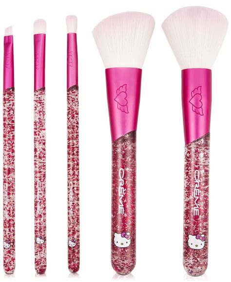 The Crème Shop 5 Pc Hello Kitty Luv Wave Brush Set Macys