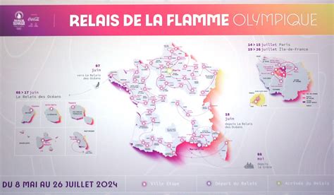 Jo Paris 2024 Le Parcours De La Flamme Olympique Dévoilé Atlanticofr