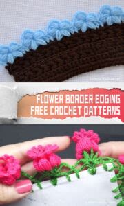 Flower Border Edging Free Crochet Patterns Igoodideas