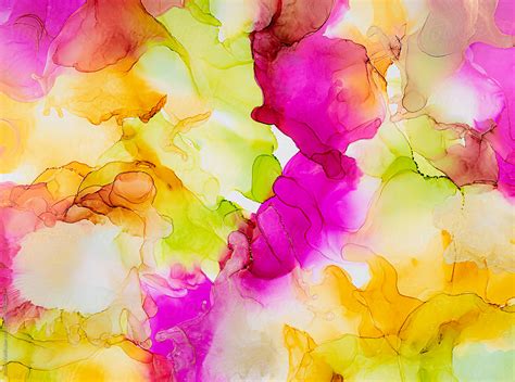 Abstract Alcohol Ink Painting Stock Image Everypixel