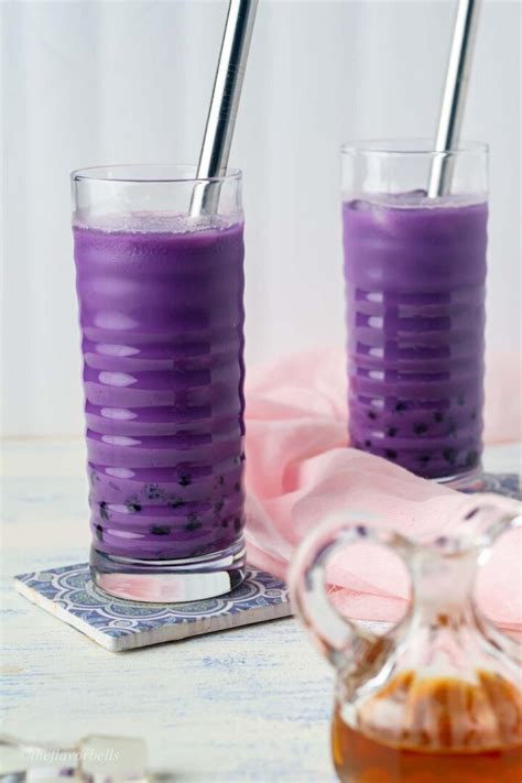 Ube Milk Tea Easy And Delicious The Flavor Bells