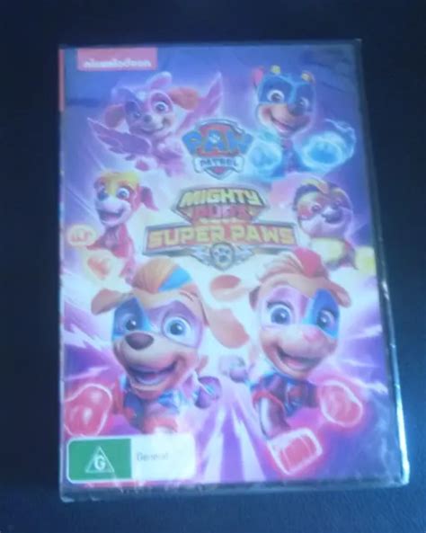 Nickelodeon Paw Patrol Mighty Pups Super Paws Dvd New Region 4 650