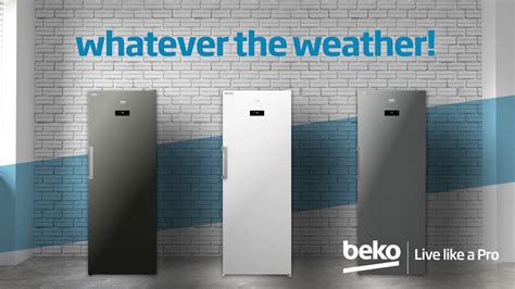 Beko Upright Freezers Keep Your Frozen Foods Anywhere Table And