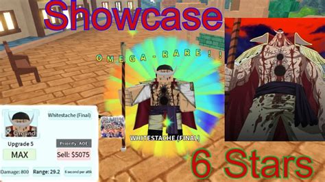 6 Stars Whitebeard Showcase All Star Tower Defense Update Dull Showcase Youtube