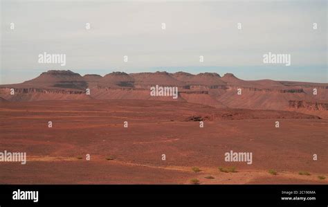 Panorama With Adrar Mountain Near Terjit Rocks And Gorge Mauritania