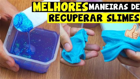 Como Recuperar Slime Duro E Líquida Tio Lucas Youtube