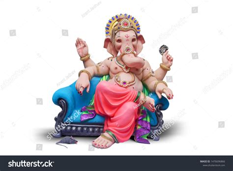 8 Beautiful Jewelry Work On Ganpati Images, Stock Photos, 3D objects ...