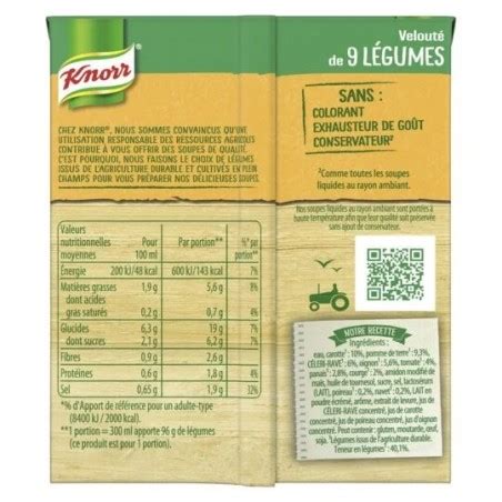 Soupe Velout De L Gumes Knorr La Brique De Cl