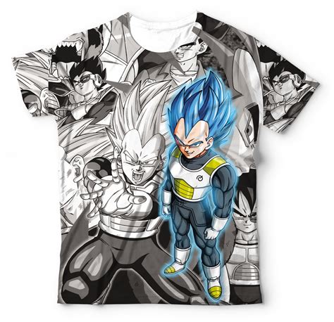 Camisa Camiseta Blusa Dragon Ball Príncipe Vegeta Elo7